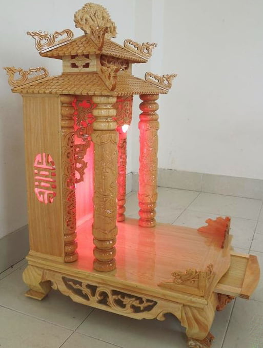 mẫu bàn thờ thần tài ông địa 9