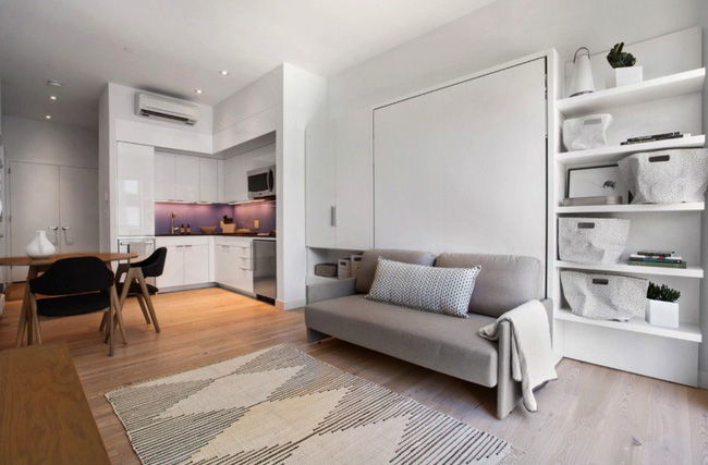 Danh sách 13 căn hộ siêu nhỏ gây thương nhớ nhờ thiết kế ăn gian diện tích tài tình - Ảnh 8. Danh sách 13 căn hộ siêu nhỏ gây thương nhớ nhờ thiết kế ăn gian diện tích tài tình - Ảnh 8.
