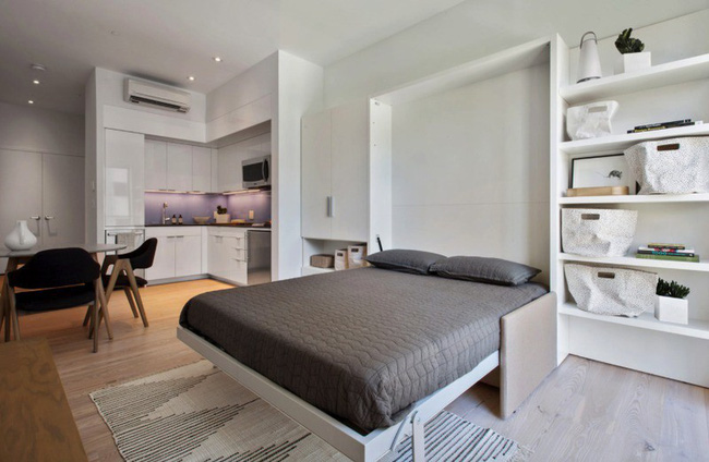Danh sách 13 căn hộ siêu nhỏ gây thương nhớ nhờ thiết kế ăn gian diện tích tài tình - Ảnh 9. Danh sách 13 căn hộ siêu nhỏ gây thương nhớ nhờ thiết kế ăn gian diện tích tài tình - Ảnh 9.