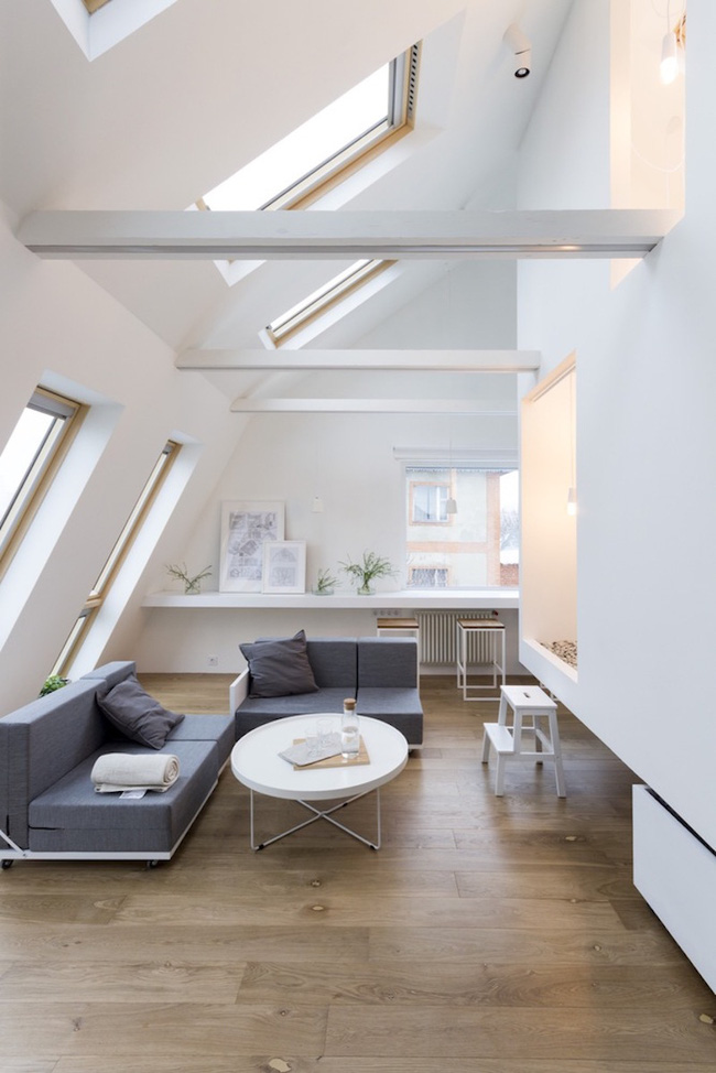 Ấn tượng với ngôi nhà chỉ 48m² nhưng có khoảng xanh cực bắt mắt với phòng khách treo lơ lửng - Ảnh 16. Ấn tượng với ngôi nhà chỉ 48m² nhưng có khoảng xanh cực bắt mắt với phòng khách treo lơ lửng - Ảnh 16.