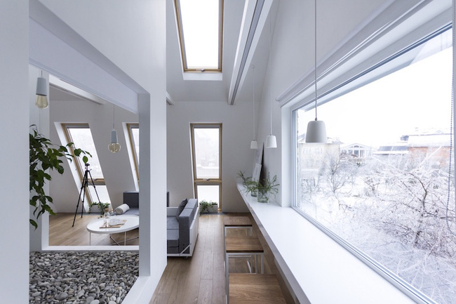 Ấn tượng với ngôi nhà chỉ 48m² nhưng có khoảng xanh cực bắt mắt với phòng khách treo lơ lửng - Ảnh 17. Ấn tượng với ngôi nhà chỉ 48m² nhưng có khoảng xanh cực bắt mắt với phòng khách treo lơ lửng - Ảnh 17.