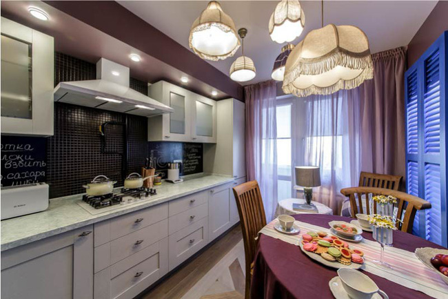 Cách chọn rèm cửa cho nhà bếp kết nối với ban công vừa đẹp vừa thuận tiện đi lại - Ảnh 14. Cách chọn rèm cửa cho nhà bếp kết nối với ban công vừa đẹp vừa thuận tiện đi lại - Ảnh 14.