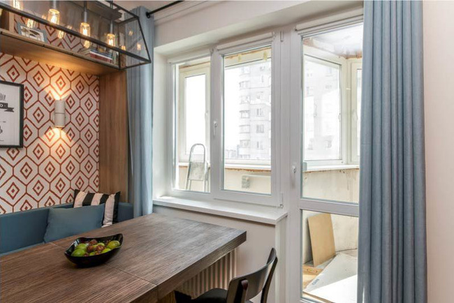 Cách chọn rèm cửa cho nhà bếp kết nối với ban công vừa đẹp vừa thuận tiện đi lại - Ảnh 16. Cách chọn rèm cửa cho nhà bếp kết nối với ban công vừa đẹp vừa thuận tiện đi lại - Ảnh 16.