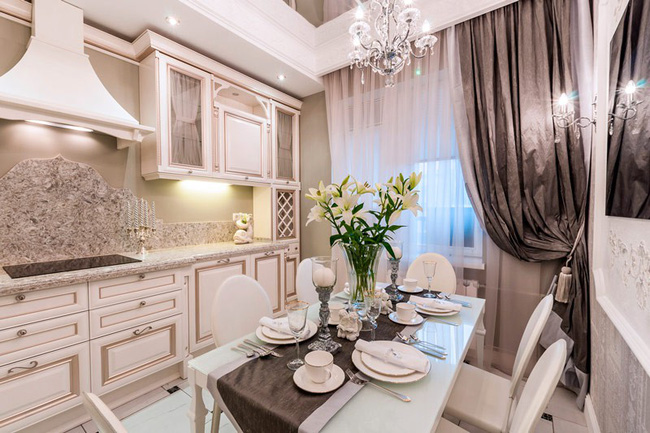 Cách chọn rèm cửa cho nhà bếp kết nối với ban công vừa đẹp vừa thuận tiện đi lại - Ảnh 25. Cách chọn rèm cửa cho nhà bếp kết nối với ban công vừa đẹp vừa thuận tiện đi lại - Ảnh 25.