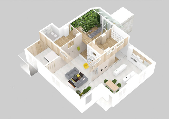 Hai căn hộ với hai phong cách trái ngược nhưng lại có điểm chung là bài trí cây xanh cực chất - Ảnh 10.