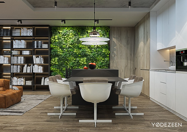 Hai căn hộ với hai phong cách trái ngược nhưng lại có điểm chung là bài trí cây xanh cực chất - Ảnh 13.