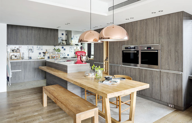 Căn hộ cuốn hút mọi ánh nhìn nhờ ưu ái thiết kế với chất liệu gỗ - Ảnh 6. Căn hộ cuốn hút mọi ánh nhìn nhờ ưu ái thiết kế với chất liệu gỗ - Ảnh 6.