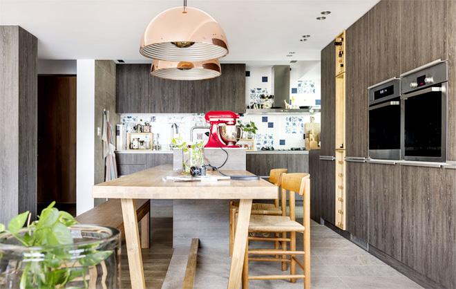 Căn hộ cuốn hút mọi ánh nhìn nhờ ưu ái thiết kế với chất liệu gỗ - Ảnh 8. Căn hộ cuốn hút mọi ánh nhìn nhờ ưu ái thiết kế với chất liệu gỗ - Ảnh 8.