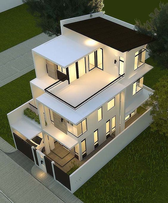  Nhà ống lệch tầng đẹp là kiểu kiến trúc có mặt sàn chênh lệch độ cao giữa các tấm sàn hay các không gian trong nhà. 