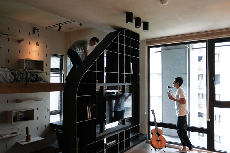  Với vách ngăn như trên, các thành viên trong nhà vẫn có thể trò chuyện với nhau mà không bị cản trở.